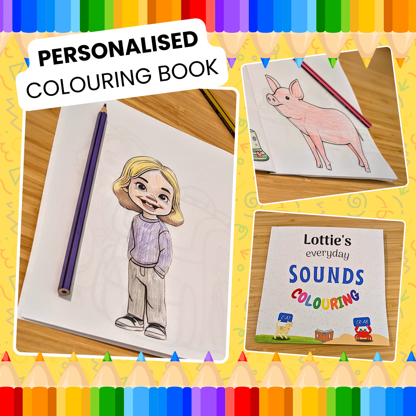 Personalised Colouring Book (Add On)