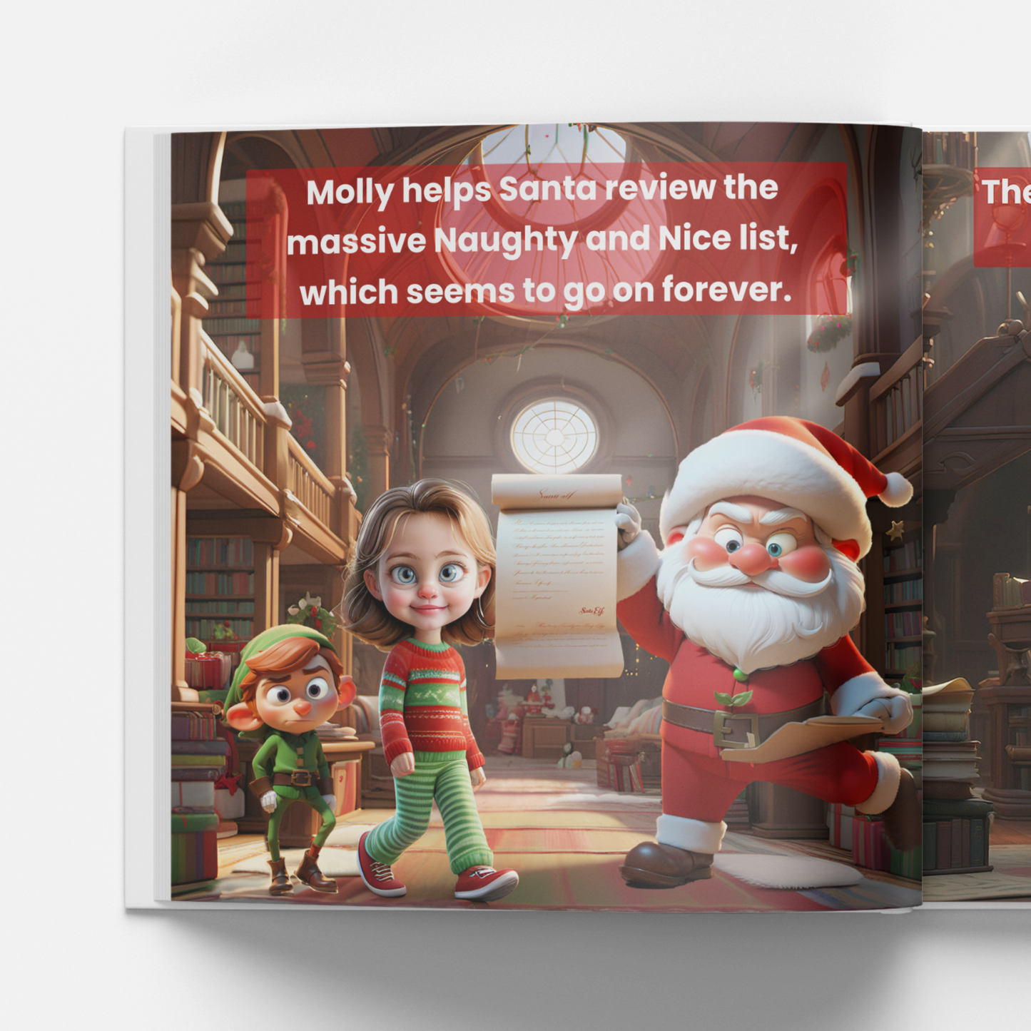 Visits Santa At Christmas