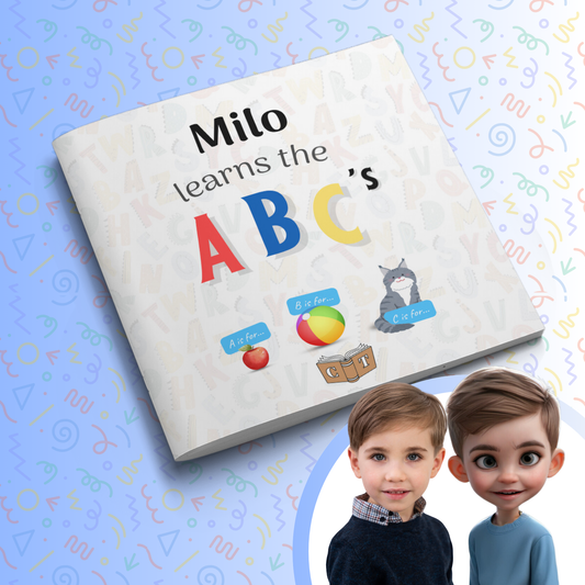 Learn The ABC's - Personalised Storybook