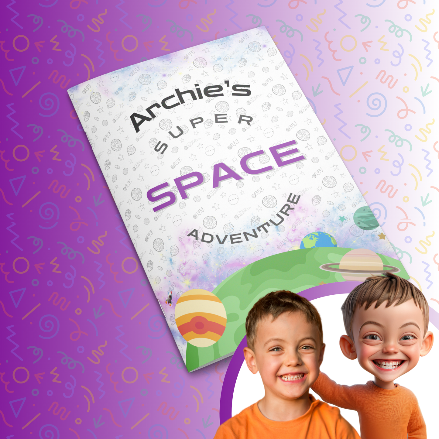 Super Space Adventure - Personalised Storybook